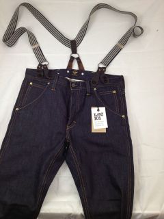 lee 101 l logger tough selvedge jeans size 32 l34 $ 329