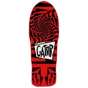 Vision Gator 2 Limited Edition Skate Deck 10.25 x 29.75 Red/Black 