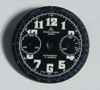Newly listed B&M Landeron Chronograph black military luminova watch 