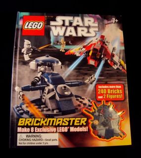 Lego Star Wars Brickmaster Book Set   Brand New Makes 8 exclusive 