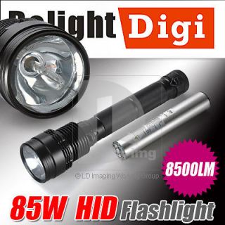   HID Lamp 85W 8500LM SOS Xenon Flashlight Torch 7800mAh Camping Spot
