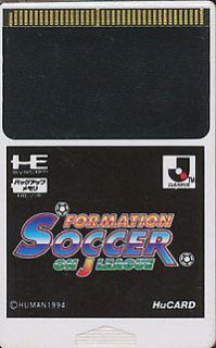   　Socc​er　on J League Hu Card JP GAME PC　Engine Turbo Grafx 16