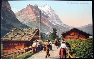 switzerland 19 00 s grindelwald alphorn blower 