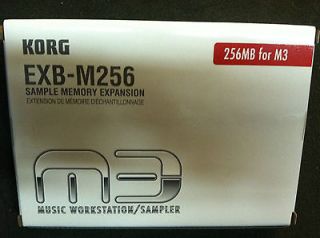 KORG EXB M256 EXBM256 M3 SAMPLE MEMORY EXPANSION 256 MB m 3 /PA3X/PA2X 