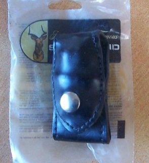 Safariland 373 2 C Comp II Single Speedloader Pouch Black Leather New 