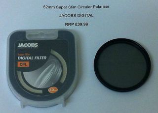   Circular Polarising SUPER SLIM Filter Digital CPL Camera Lens JACOBS