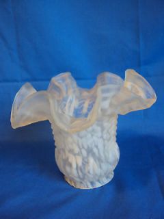 VINTAGE HURRICANE WALL TABLE DESK LAMP RUFFLED FROSTED SHADE CHIMNEY