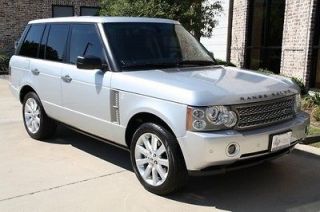 land rover range rover supercharged reduced zermatt silver jet leather