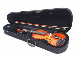 Newly listed 4/4 Solid Wood/Spruce Top Violin/Bow/Ros​in/Case+Free 