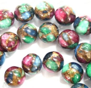 8MM 10MM 12MM 14MM Mystic Topaz, Emerald Envy Stone beads
