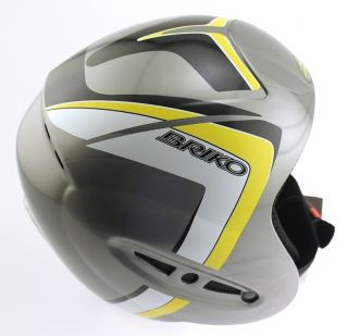 BRIKO FORERUNNER JR Snow Ski Snowboard Helmet 52cm X Small Silver NEW