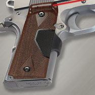Crimson Trace LG 401 P16 BLACK WALNUT Laser Grips For 1911 Fullsize 
