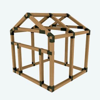 Day Only Sale Doghouse w/ Floor Kit   DO IT YOURSELF by E Z Frames