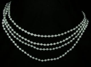 NEW ~ Baby Glamour 4 Costume Pearl Necklaces ~ Dress up photography 