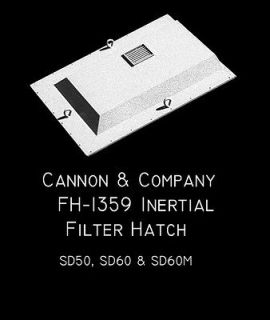   1359 Dust Bin Inertial Filter Hatch for SD50 & SD60 Series Loco