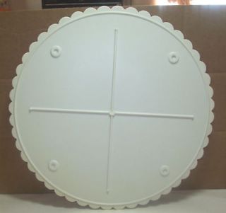 10 wilton cake plate f tiered cakes scalloped edge time