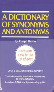 dictionary of synonyms antonyms buy 7 books or movies get