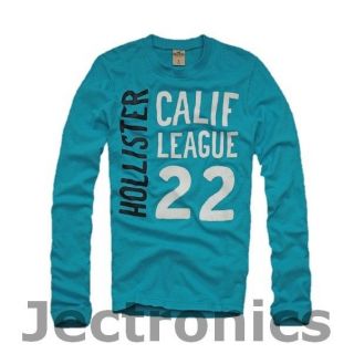 NEW HOLLISTER MENS SURFERS POINT LONG SLEEVE GRAPHIC T SHIRT  S, M, L 