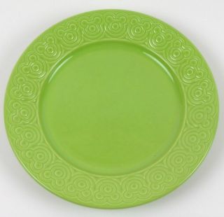 Disney Mickey Mouse Ears DINNER PLATE B, Lime Green, Portugal