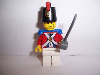 LEGO PIRATES MINIFIG IMPERIAL SOLDIER with SHAKO HAT and sword .new