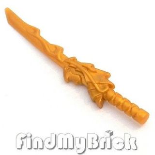 W036A Lego Ninjago Ninja Kai Golden Dragon Sword Spinjitzu Weapon 2507 