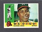 1960 topps 158 wes covington milwaukee braves ex buy it