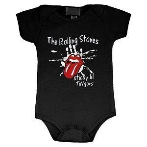 ROLLING STONES Rock N Roll Band Baby Infant Toddler ONESIE BODYSUIT 12 