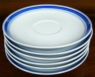 set 4 petrus regout blue colors b b plates holland