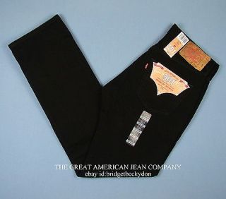 levis 501 jeans new original mens black many sizes