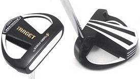   HAND 48 TURBO POWER TARGET LONG BROOMSTICK GOLF PUTTER WITH COVER