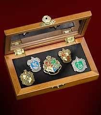 Newly listed HARRY POTTER OFFICIAL HOGWART HOUSE CREST PIN SET 