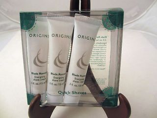 ORIGINS blade runner mini shaving cream creams .5 oz x 3 tubes travel 