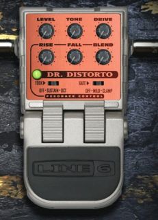 Line 6 Dr.Distorto Distortion Guitar Effect Pedal