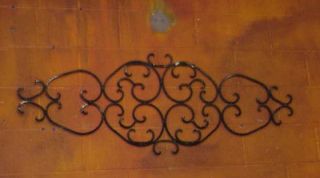 Rustic Iron Architectural Wall Art 55x20 Hand​made Large Wro​ught 