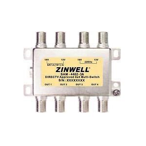 DirecTV FTA Zinwell 4X4 MultiSwitch Multi Switch SAM 4402 3A DTV 