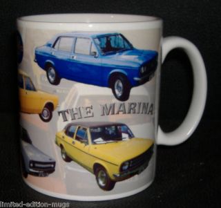 morris marina classic car coffee mug limited edition