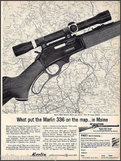 1963 MARLIN 336 C CARBINE Rifle w/Scope AD On the map in Maine