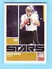 drew brees game used jersey card 2009 donruss 54 299