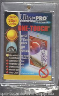 25 ULTRA PRO ONE TOUCH MAGNETIC CARD HOLDERS 35 PT UV 81575 NIP