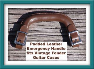 Replacement Handle/Vintage Fender Guitar Cases ,Padded Leather No 