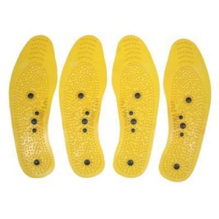 Pairs Womens Therapeutic Magnetic Insoles Foot Pain Relief 
