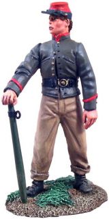 Confederate Artillery Crewman Holding Spike #1 Britains #31085