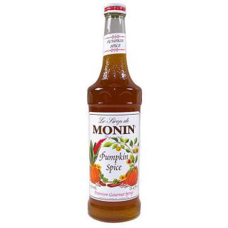 monin 750 ml pumpkin spice syrup pack of 12 time