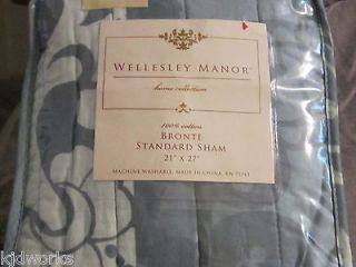 Wellesley Manor Home Collection Bronte Standard Sham 21x27