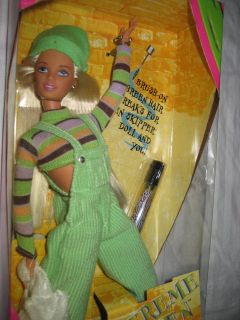 barbie extreme green teen skipper doll mattel 1997 rare time