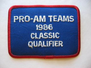 vintage 1986 pro am classic qualifier fishing patch time left