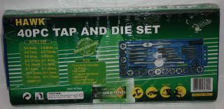 PROFESSIONAL 40PC TAP AND DIE SET METRIC WORKSHOP HOME AUTO RECREATION 