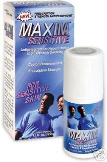 maxim sensitive antiperspirant excessive sweating combo  33