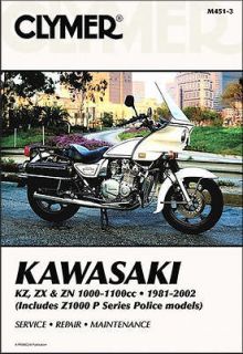 81 02 kawasaki z kz 1000 1100 police bike repair manual  19 