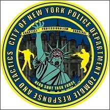 NYPD BUMPERSTICKER 3 STICKERS * NEW YORK POLICE ZOMBIE RESPONSE AND 